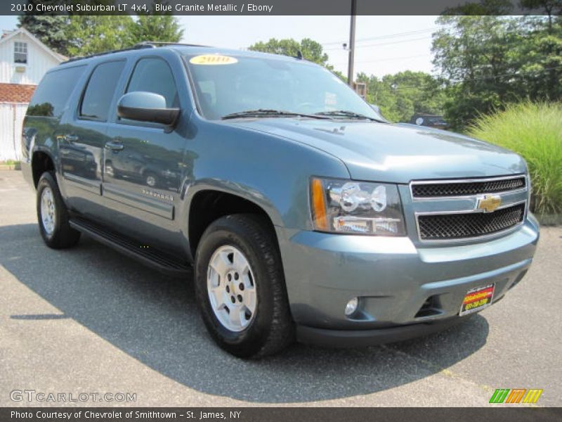 Blue Granite Metallic / Ebony 2010 Chevrolet Suburban LT 4x4