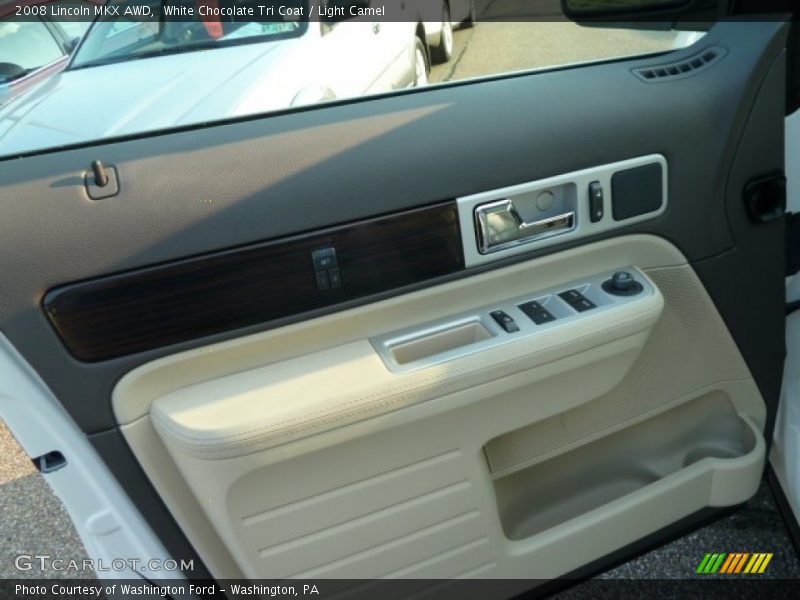 White Chocolate Tri Coat / Light Camel 2008 Lincoln MKX AWD