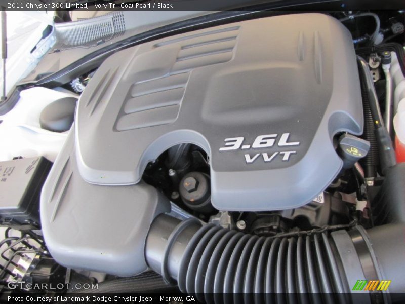 Ivory Tri-Coat Pearl / Black 2011 Chrysler 300 Limited