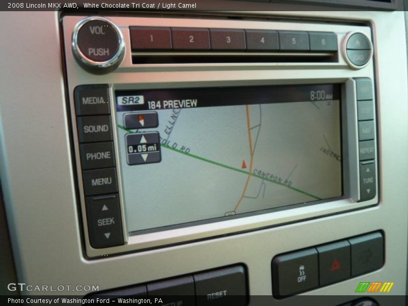 White Chocolate Tri Coat / Light Camel 2008 Lincoln MKX AWD