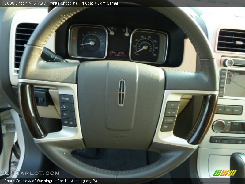 White Chocolate Tri Coat / Light Camel 2008 Lincoln MKX AWD