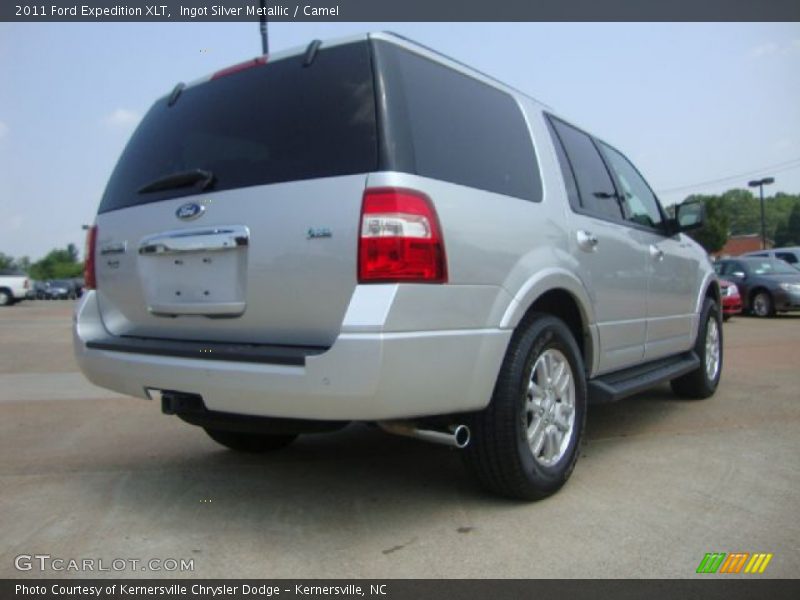 Ingot Silver Metallic / Camel 2011 Ford Expedition XLT