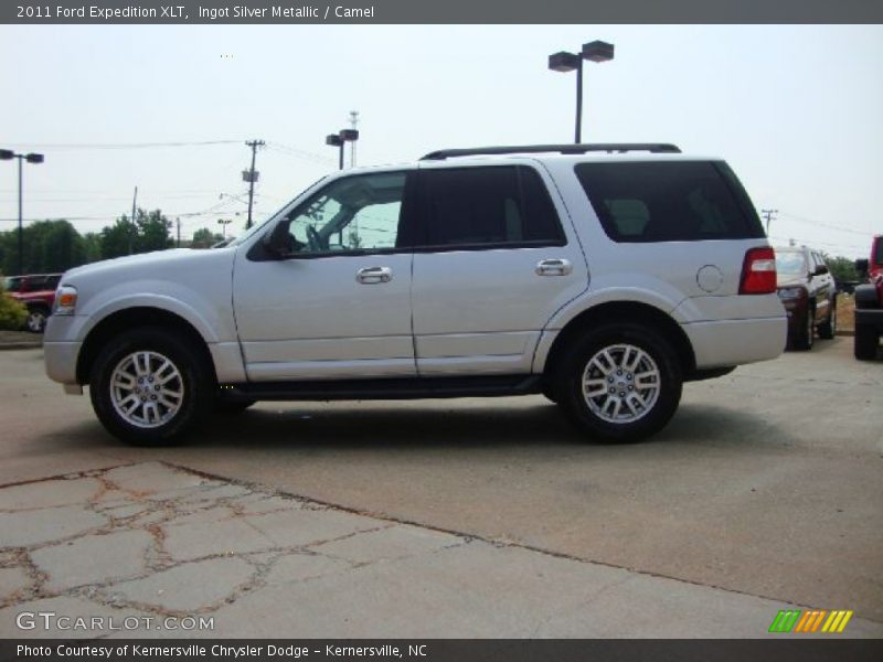 Ingot Silver Metallic / Camel 2011 Ford Expedition XLT