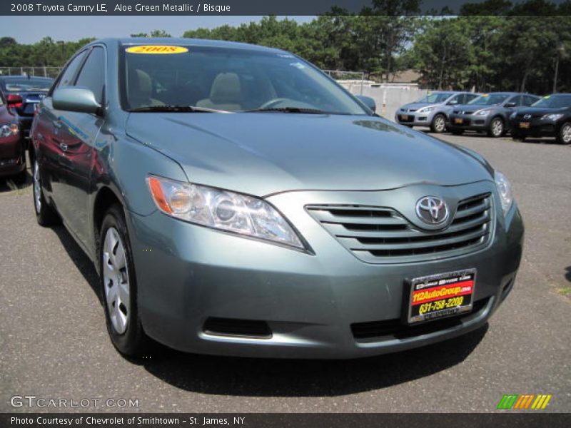 Aloe Green Metallic / Bisque 2008 Toyota Camry LE