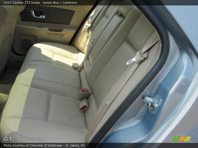 Sunset Blue / Cashmere 2007 Cadillac CTS Sedan