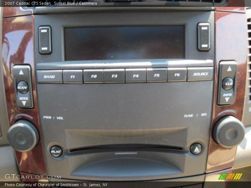 Sunset Blue / Cashmere 2007 Cadillac CTS Sedan