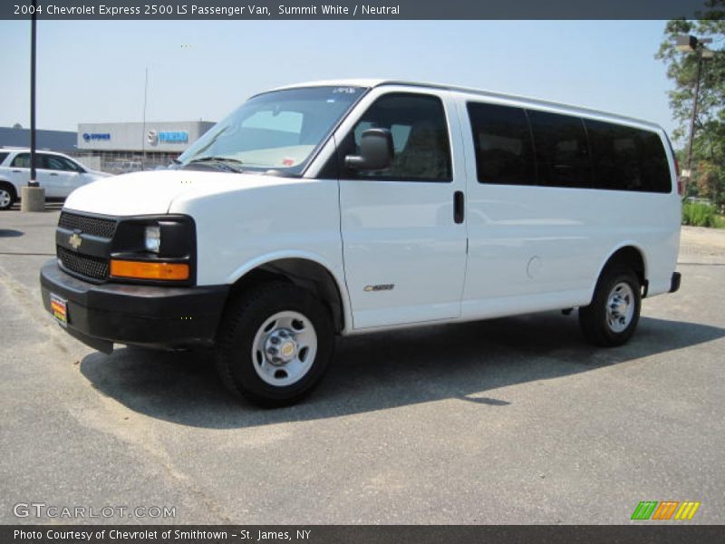 Summit White / Neutral 2004 Chevrolet Express 2500 LS Passenger Van