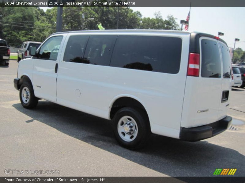 Summit White / Neutral 2004 Chevrolet Express 2500 LS Passenger Van
