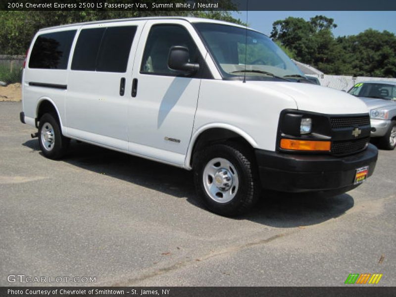 Summit White / Neutral 2004 Chevrolet Express 2500 LS Passenger Van