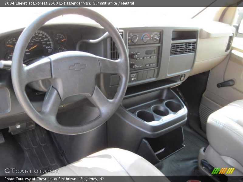 Summit White / Neutral 2004 Chevrolet Express 2500 LS Passenger Van