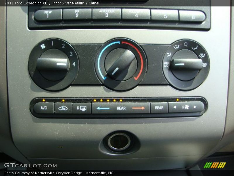 Ingot Silver Metallic / Camel 2011 Ford Expedition XLT