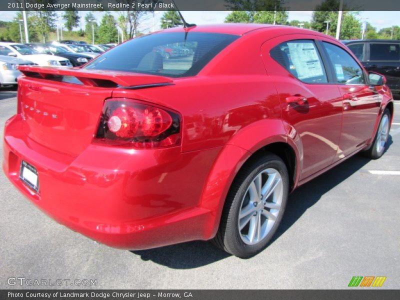 Redline 2 Pearl / Black 2011 Dodge Avenger Mainstreet
