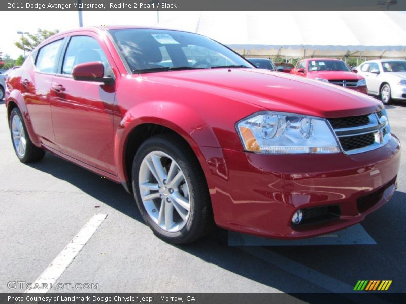 Redline 2 Pearl / Black 2011 Dodge Avenger Mainstreet