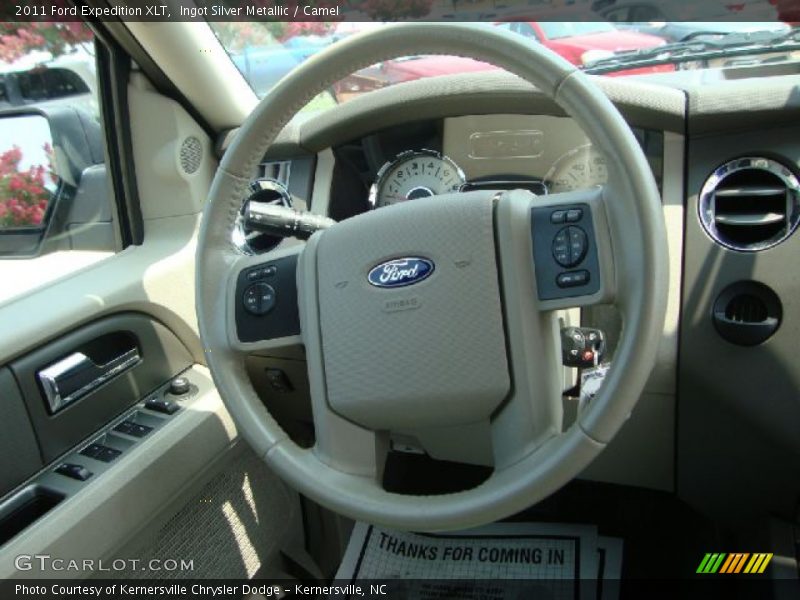 Ingot Silver Metallic / Camel 2011 Ford Expedition XLT