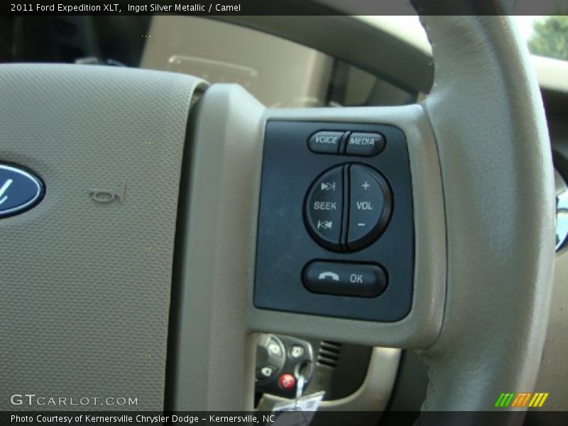 Ingot Silver Metallic / Camel 2011 Ford Expedition XLT
