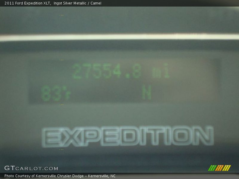 Ingot Silver Metallic / Camel 2011 Ford Expedition XLT