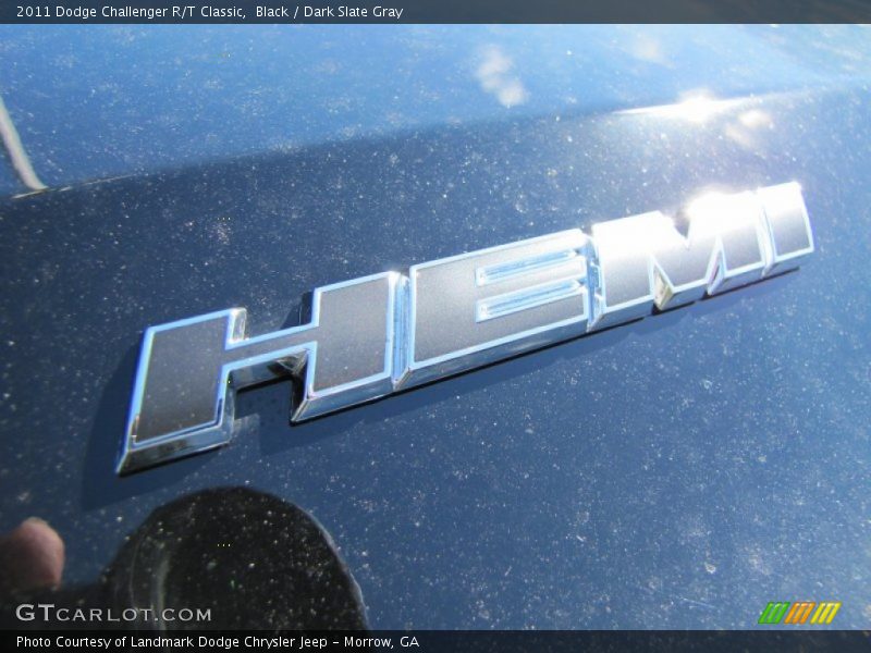Black / Dark Slate Gray 2011 Dodge Challenger R/T Classic