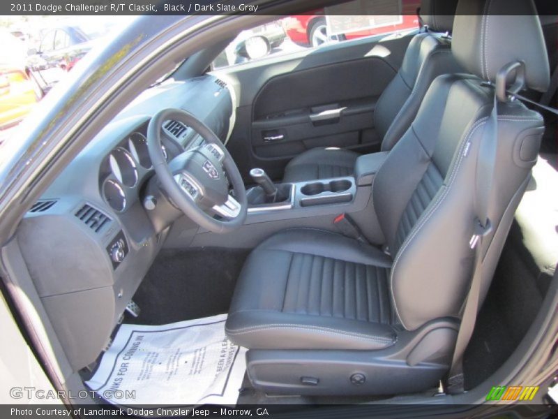 Black / Dark Slate Gray 2011 Dodge Challenger R/T Classic