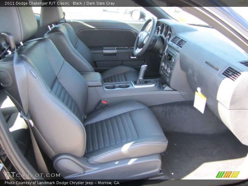 Black / Dark Slate Gray 2011 Dodge Challenger R/T Classic