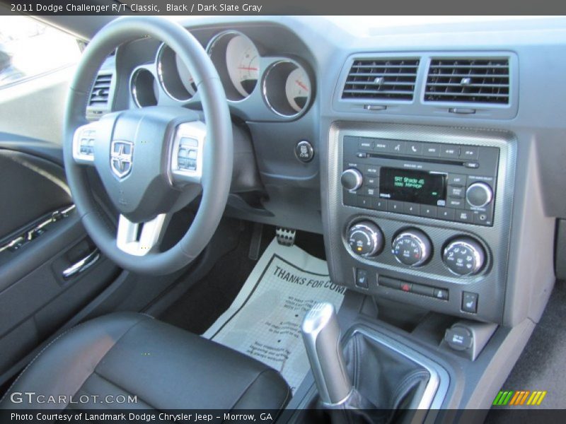Black / Dark Slate Gray 2011 Dodge Challenger R/T Classic
