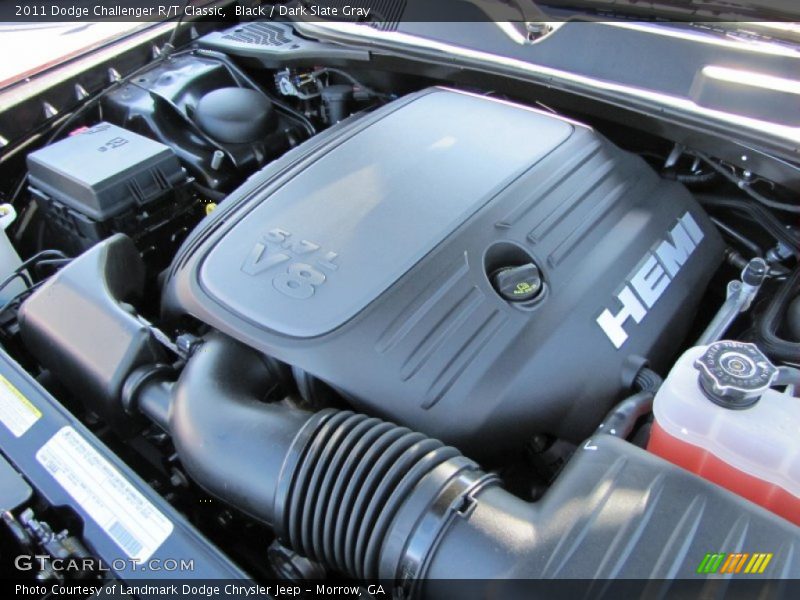 Black / Dark Slate Gray 2011 Dodge Challenger R/T Classic