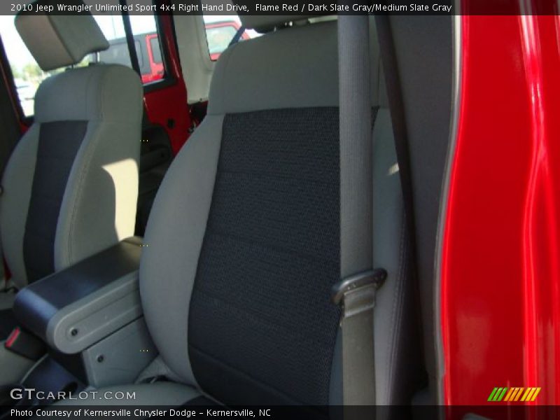  2010 Wrangler Unlimited Sport 4x4 Right Hand Drive Dark Slate Gray/Medium Slate Gray Interior