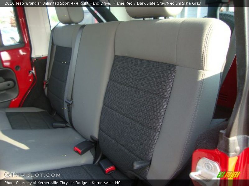  2010 Wrangler Unlimited Sport 4x4 Right Hand Drive Dark Slate Gray/Medium Slate Gray Interior