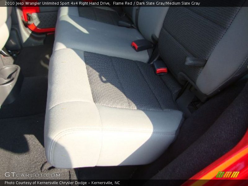 Flame Red / Dark Slate Gray/Medium Slate Gray 2010 Jeep Wrangler Unlimited Sport 4x4 Right Hand Drive