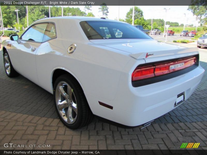 Bright White / Dark Slate Gray 2011 Dodge Challenger R/T