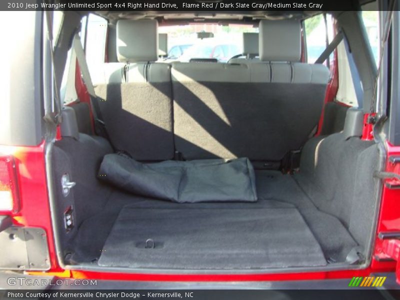  2010 Wrangler Unlimited Sport 4x4 Right Hand Drive Trunk