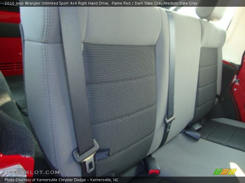 Flame Red / Dark Slate Gray/Medium Slate Gray 2010 Jeep Wrangler Unlimited Sport 4x4 Right Hand Drive