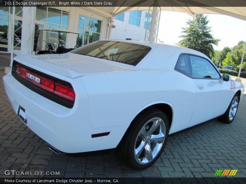Bright White / Dark Slate Gray 2011 Dodge Challenger R/T