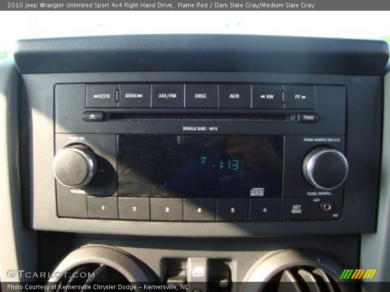 Controls of 2010 Wrangler Unlimited Sport 4x4 Right Hand Drive