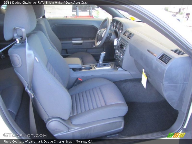 Bright White / Dark Slate Gray 2011 Dodge Challenger R/T