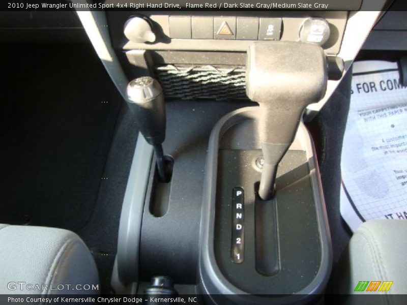  2010 Wrangler Unlimited Sport 4x4 Right Hand Drive 4 Speed Automatic Shifter