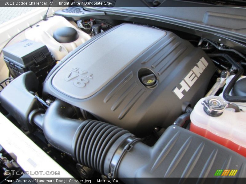 Bright White / Dark Slate Gray 2011 Dodge Challenger R/T