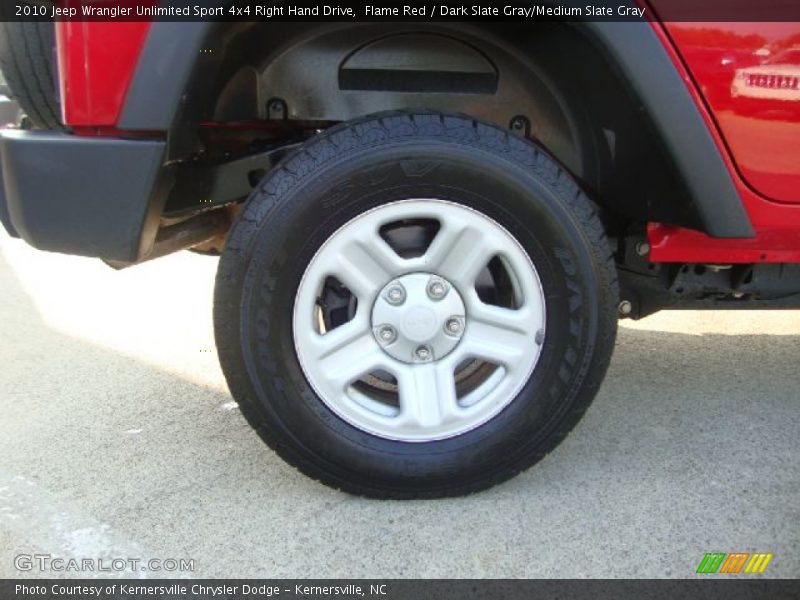  2010 Wrangler Unlimited Sport 4x4 Right Hand Drive Wheel