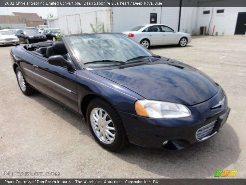 Front 3/4 View of 2002 Sebring Limited Convertible