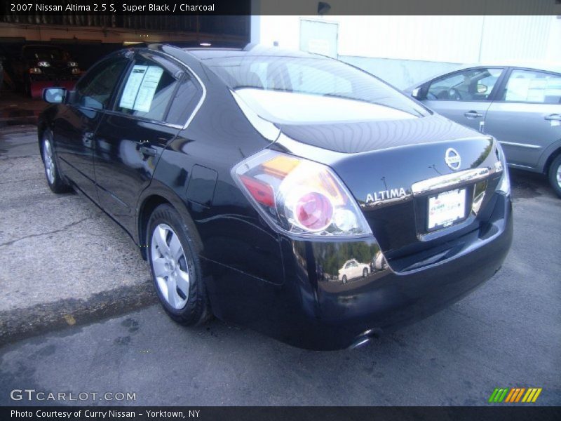 Super Black / Charcoal 2007 Nissan Altima 2.5 S