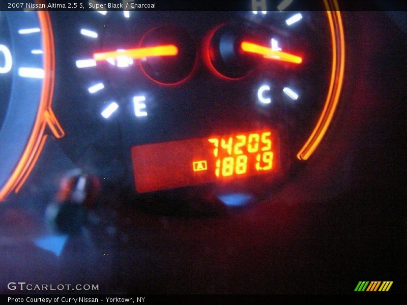 Super Black / Charcoal 2007 Nissan Altima 2.5 S