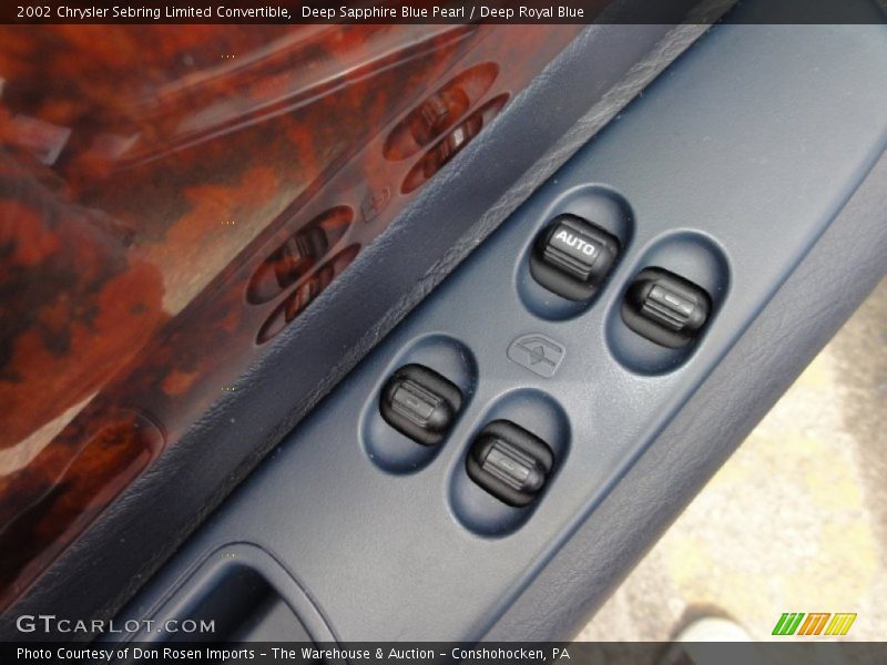 Controls of 2002 Sebring Limited Convertible