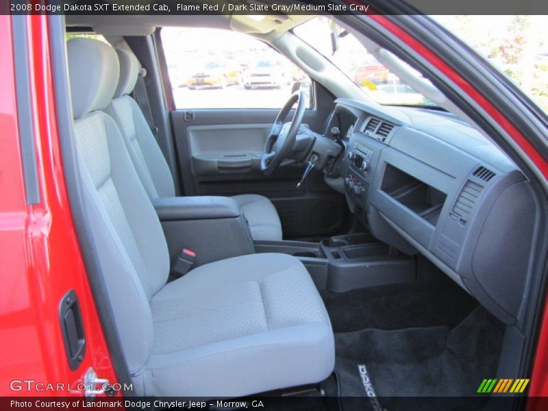  2008 Dakota SXT Extended Cab Dark Slate Gray/Medium Slate Gray Interior