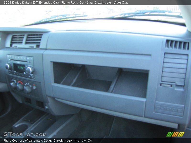 Flame Red / Dark Slate Gray/Medium Slate Gray 2008 Dodge Dakota SXT Extended Cab