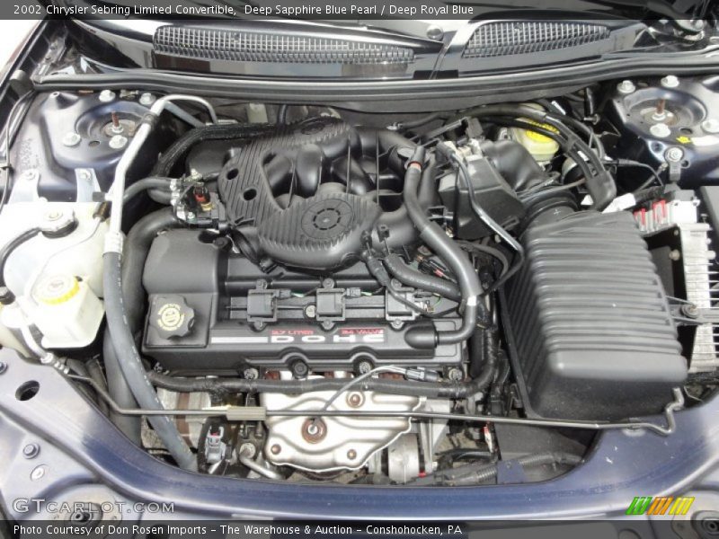  2002 Sebring Limited Convertible Engine - 2.7 Liter DOHC 24-Valve V6