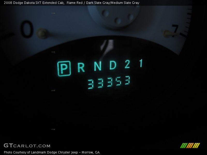 Flame Red / Dark Slate Gray/Medium Slate Gray 2008 Dodge Dakota SXT Extended Cab