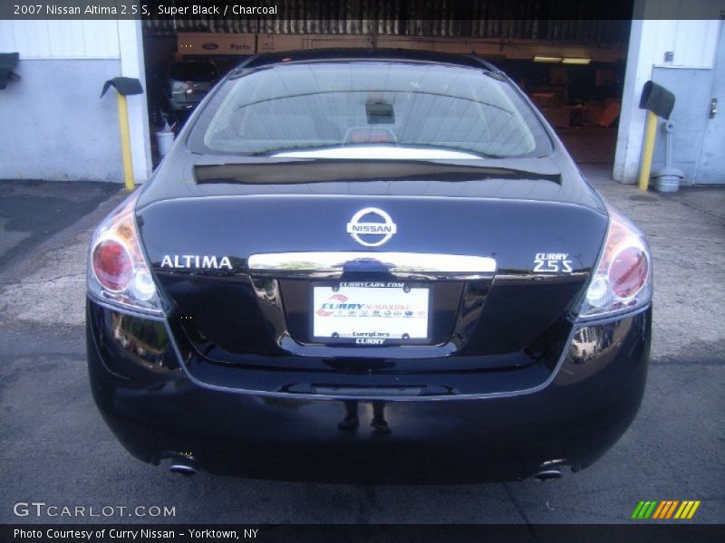 Super Black / Charcoal 2007 Nissan Altima 2.5 S