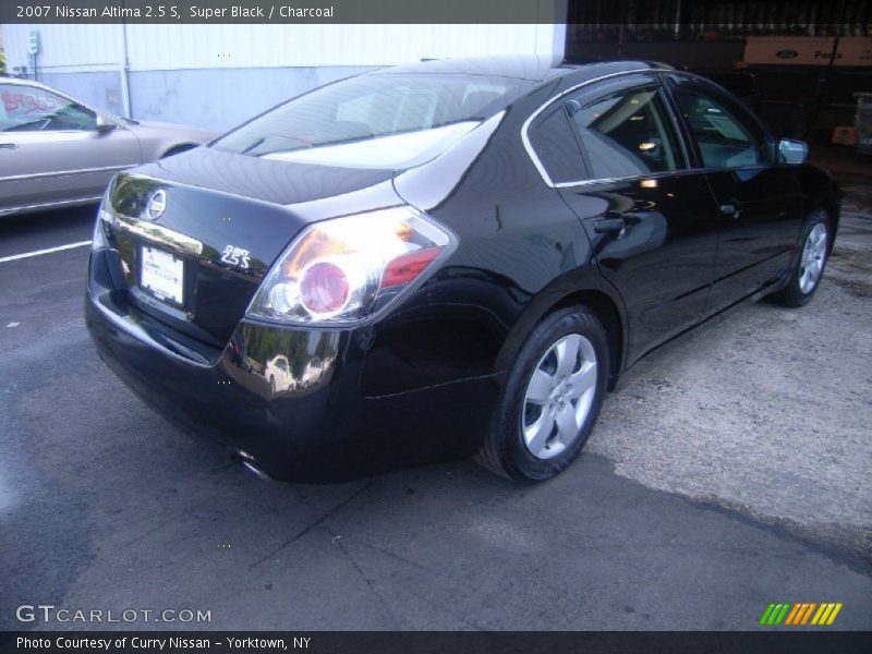 Super Black / Charcoal 2007 Nissan Altima 2.5 S