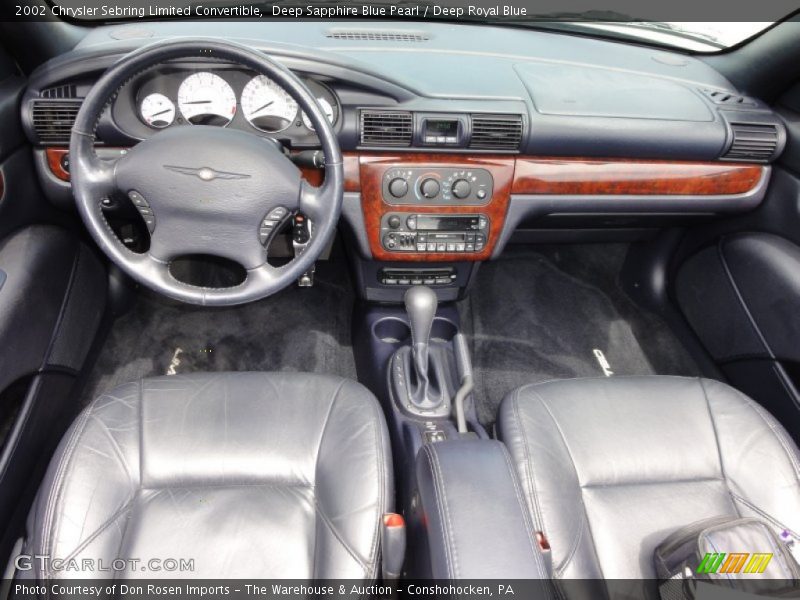 Dashboard of 2002 Sebring Limited Convertible