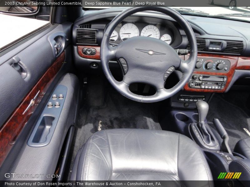Dashboard of 2002 Sebring Limited Convertible