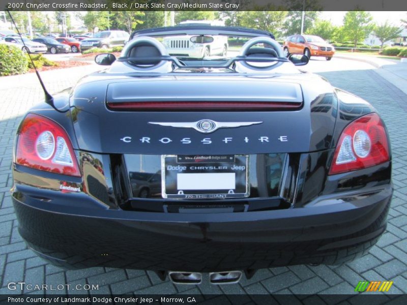 Black / Dark Slate Gray/Medium Slate Gray 2007 Chrysler Crossfire Roadster